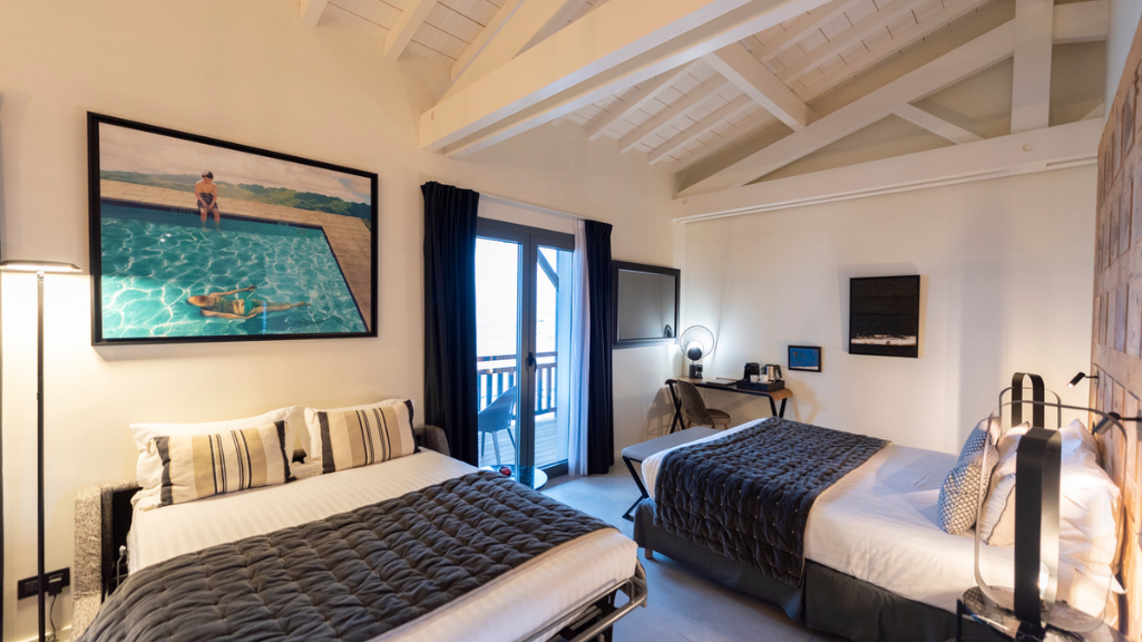 Chambre d'hôtel premium sur le bassin d'arcachon 