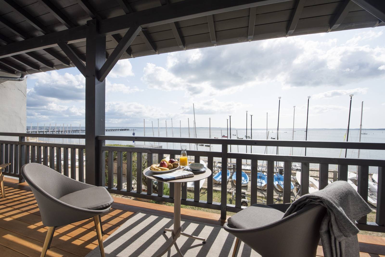 Réserver une chambre en première ligne sur le Bassin d'Arcachon 